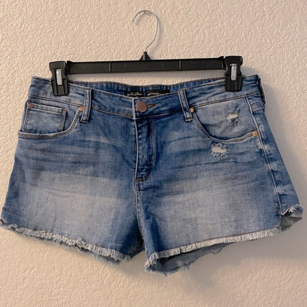 STS Blue See Thru Soul Jean Shorts